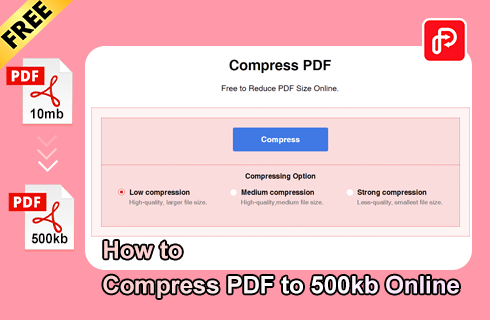 Reduce PDF Size to 500KB