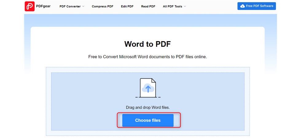 Upload the Word File