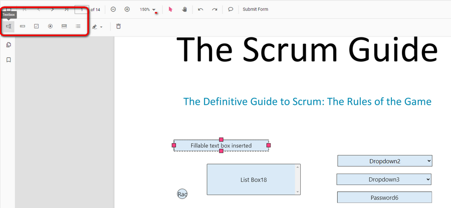 在线插入可填写的文本框