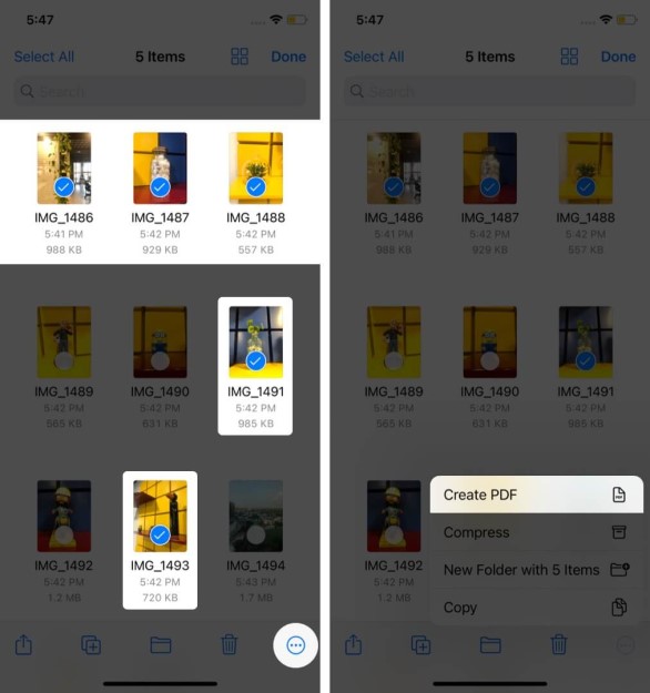 将多张图片转换为 PDF