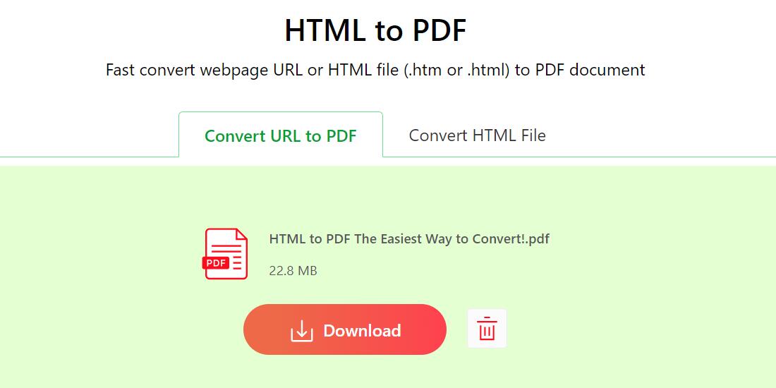 Download and Save PDF file
